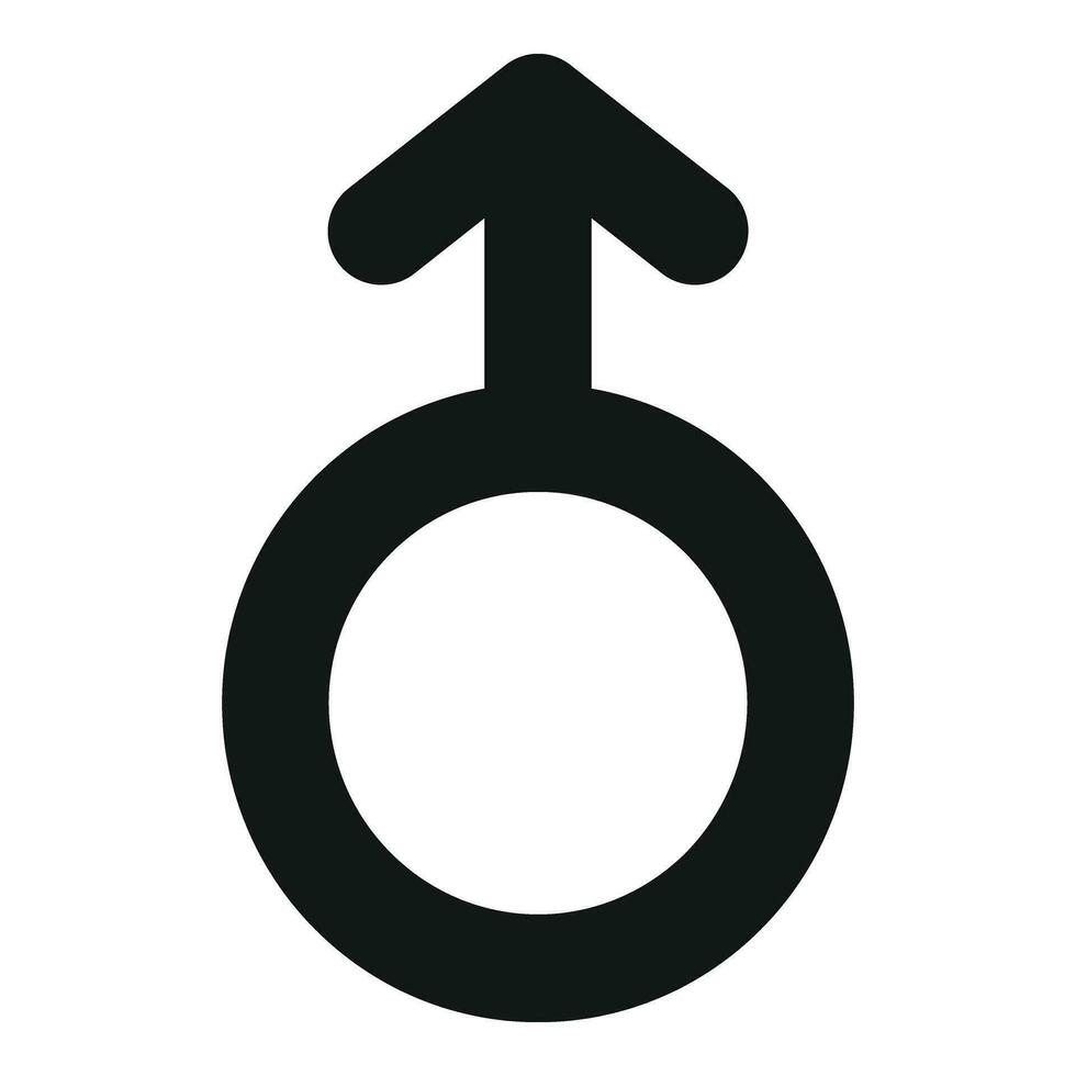 Male sign icon simple vector. Gender man poster vector