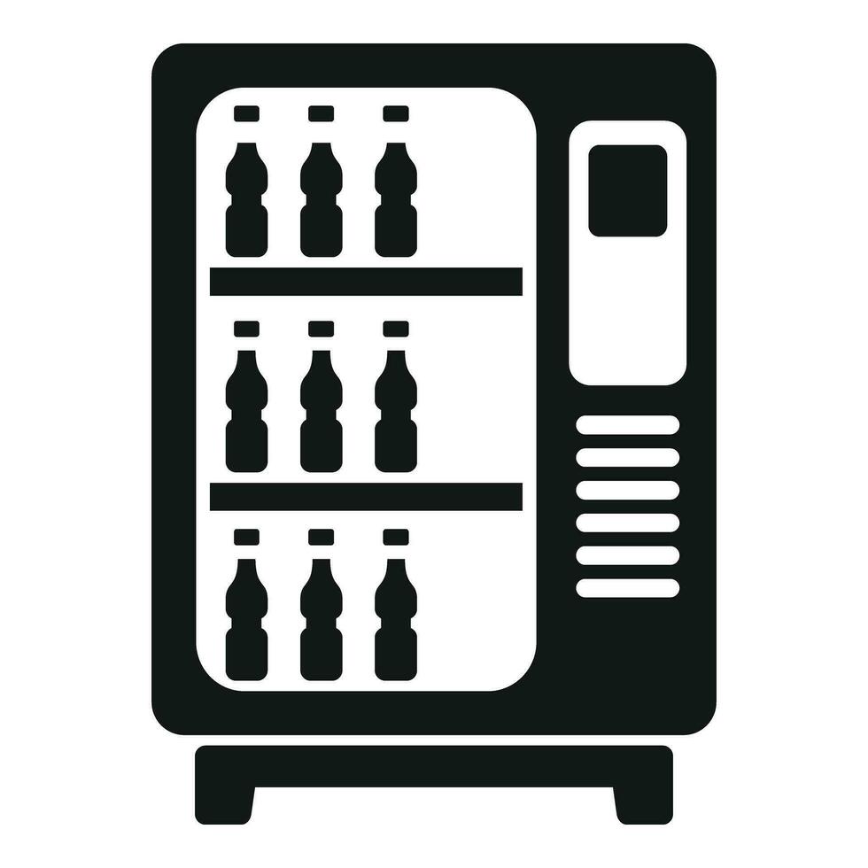 Supply empty drinking machine icon simple vector. Snack food vector