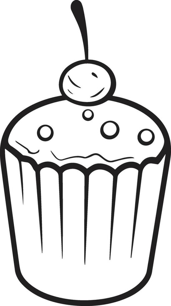 AI generated Cake and dessert shop logo in vintage style vector