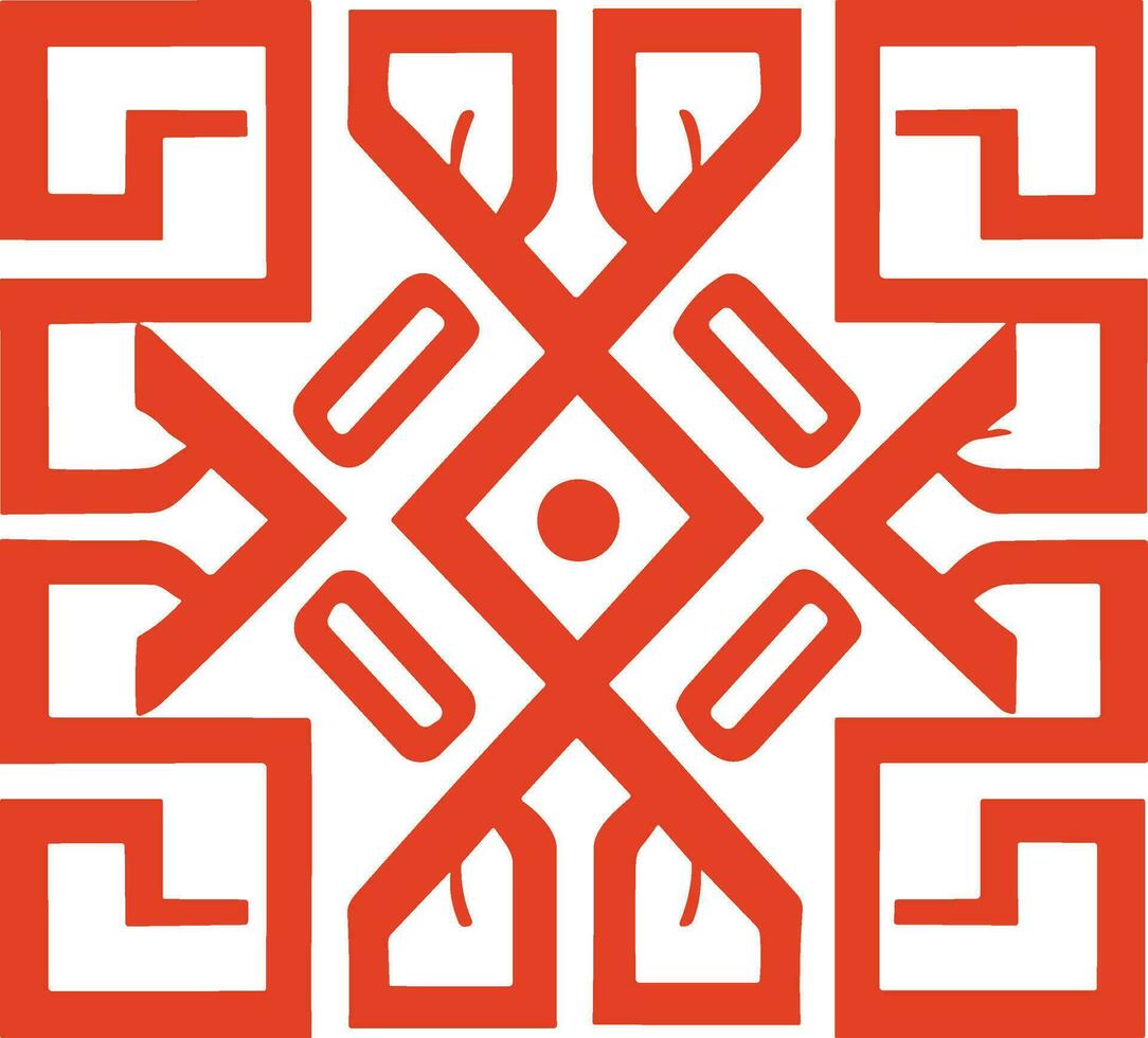 AI generated Chinese style message frame in vintage style vector