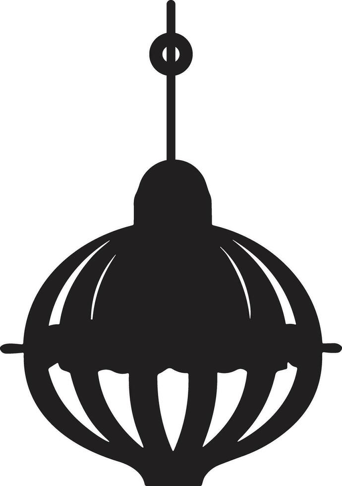 AI generated Islamic style lamp in vintage style vector