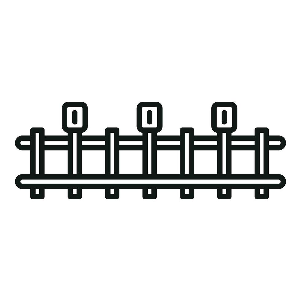 Network safeguard icon outline vector. Control system vector