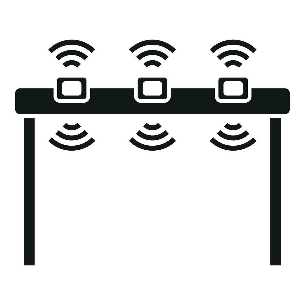 Care arch sensor icon simple vector. Safe driver vector
