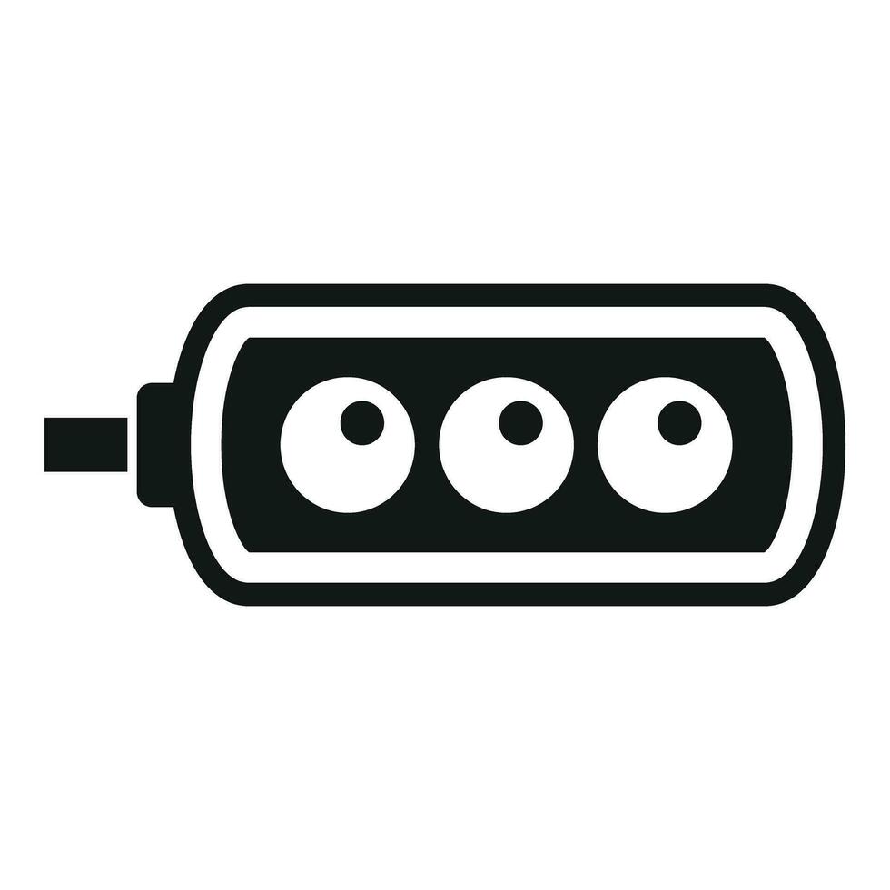 Road sensor camera icon simple vector. Care stop view vector