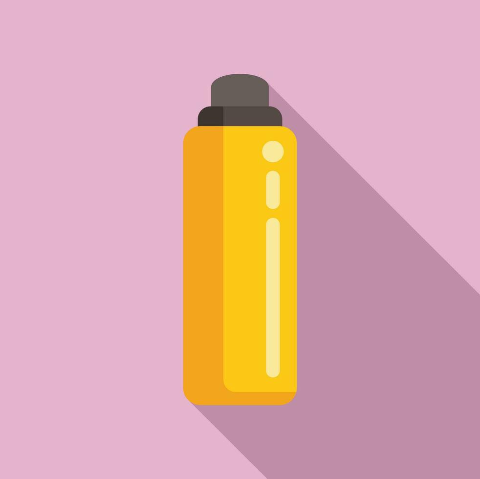 Makeup sprayer icon flat vector. Asian routine vector