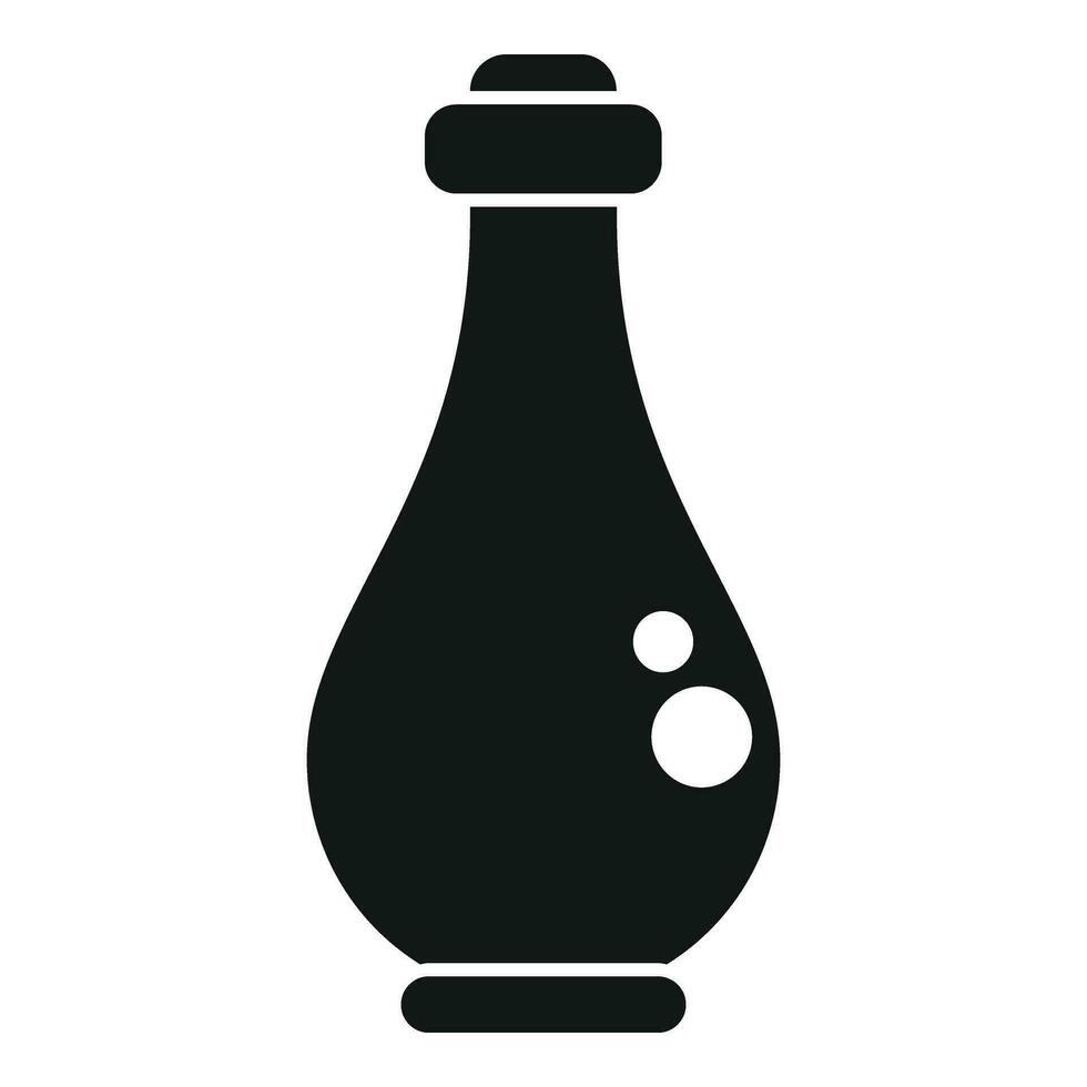 Korean liquid bottle icon simple vector. Skin mask vector