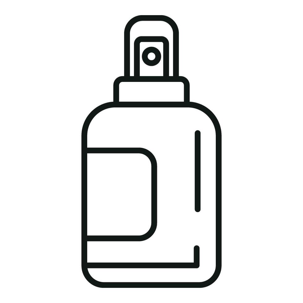 Korean spray cosmetics icon outline vector. Skin mask patch vector