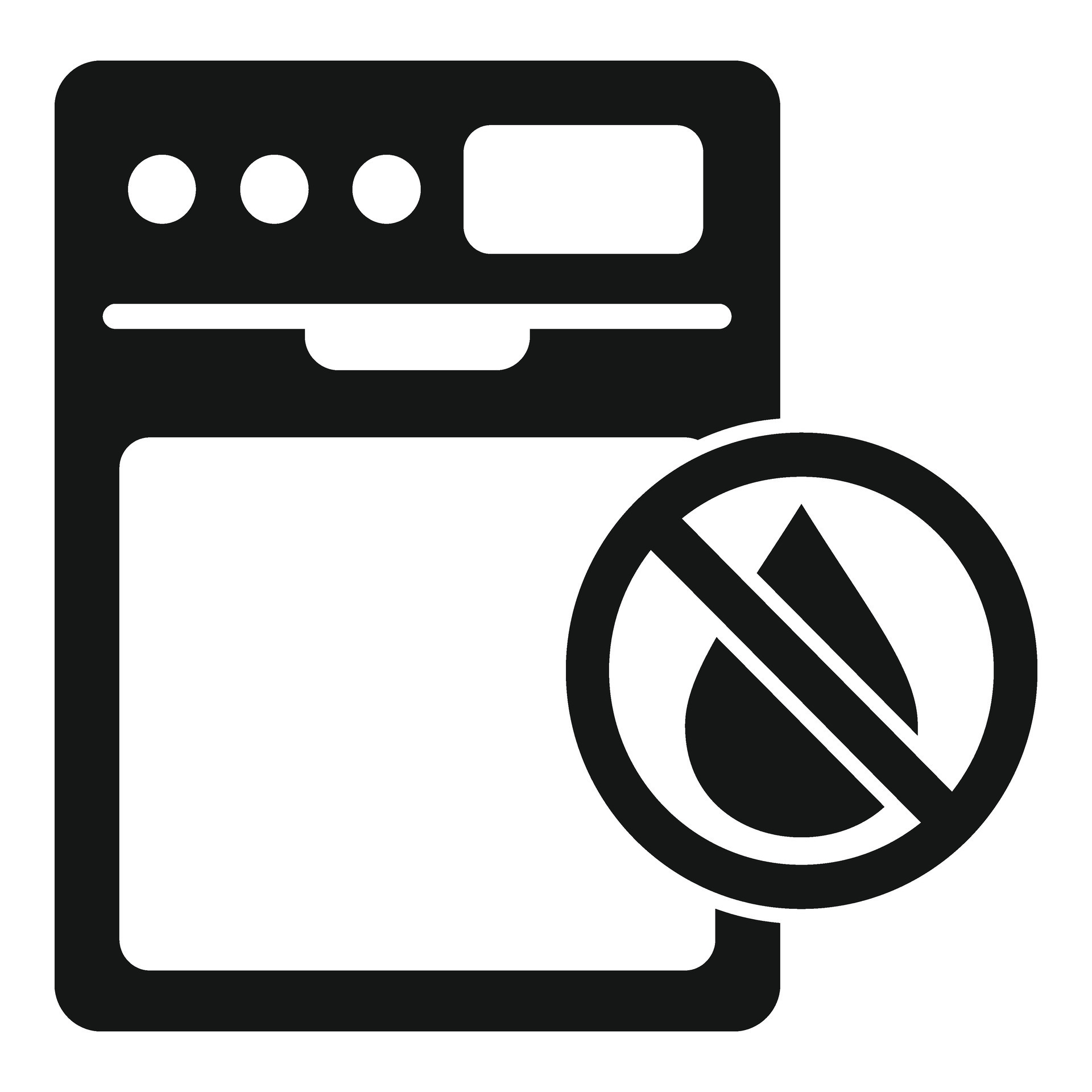 No water dishwasher icon simple vector. Toolbox water 36589305 Vector
