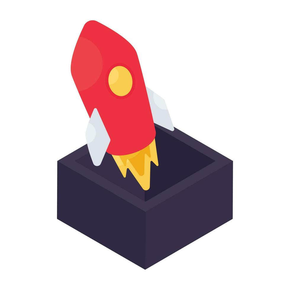 Perfect design icon of startup vector