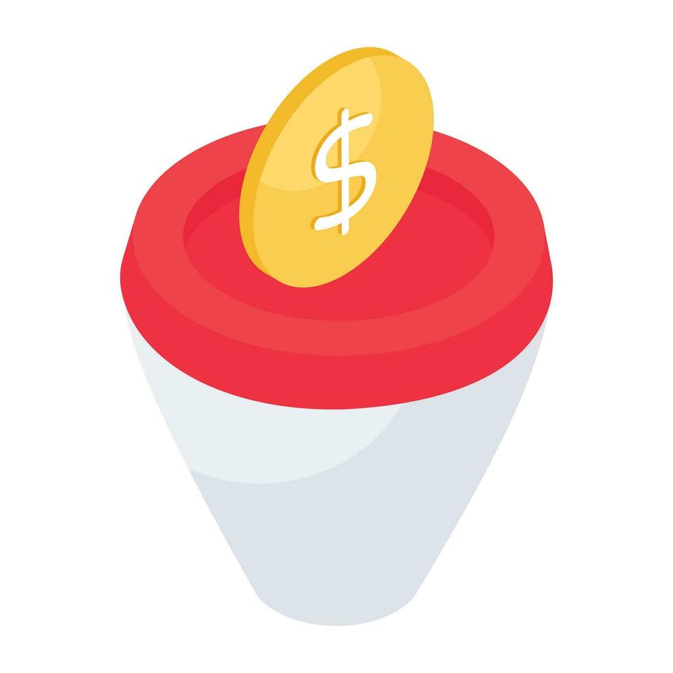 Premium download icon of money jar vector