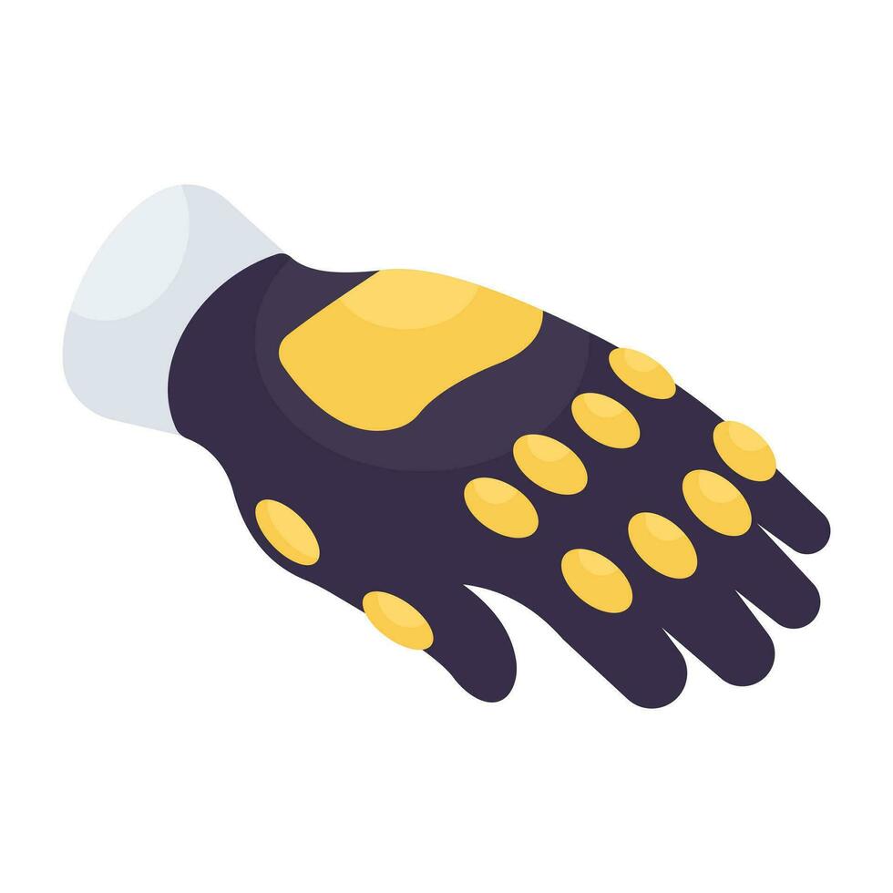 An Icon design icon vr glove, modern technology vector