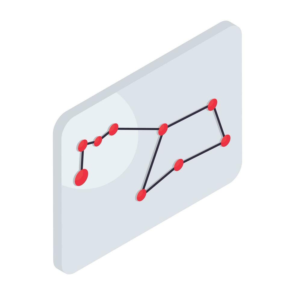 Premium download icon of constellation vector