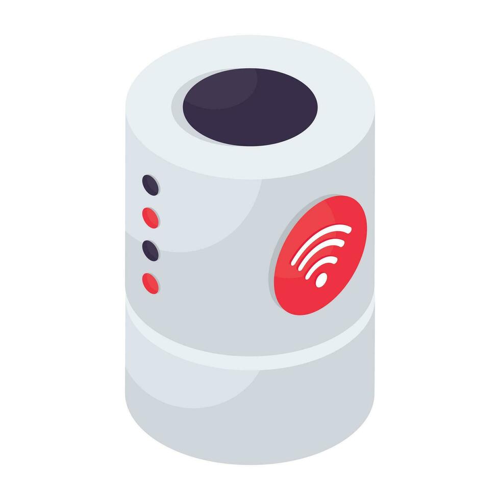 A perfect design icon of smart speaker vector
