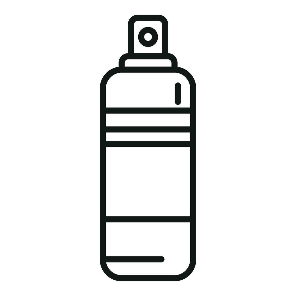 Korean spray icon outline vector. Skin acid product vector
