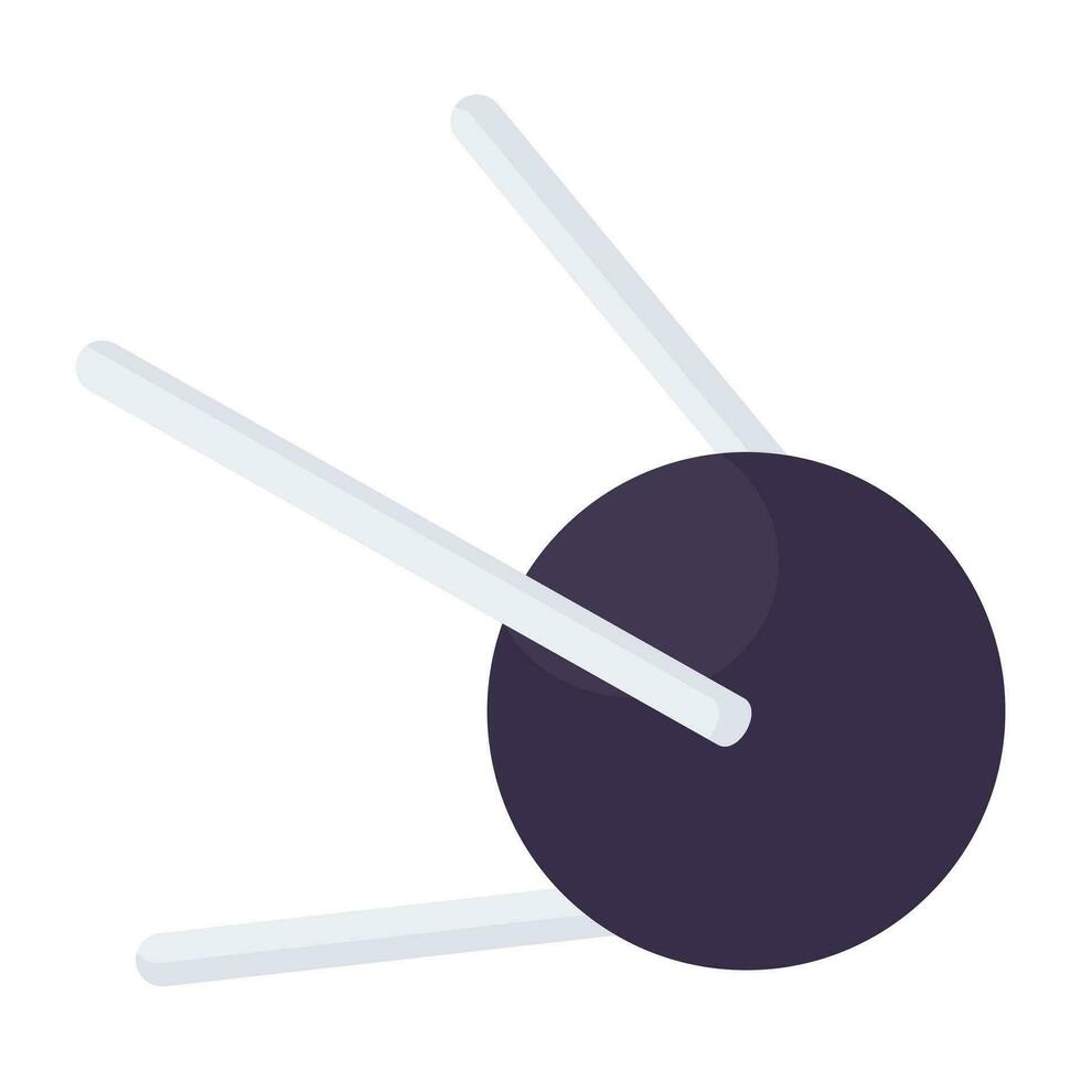 Modern design icon of sputnik vector