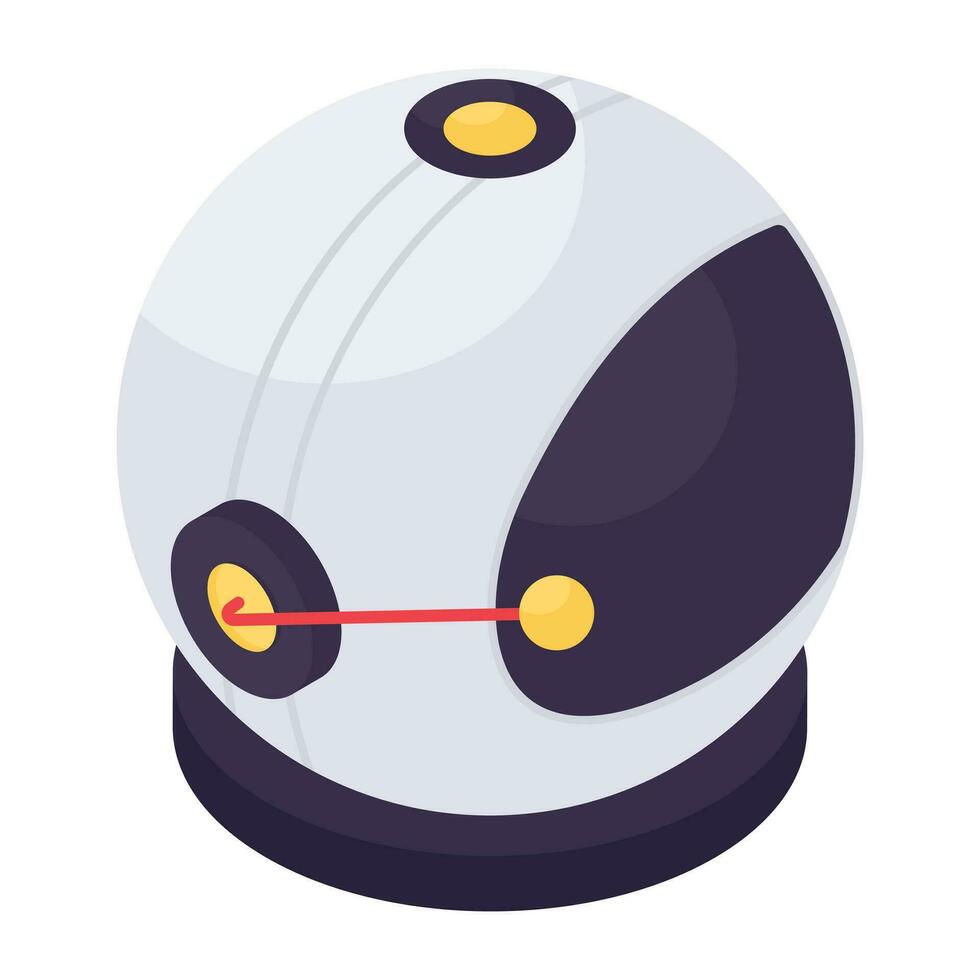 Modern design icon of space helmet vector