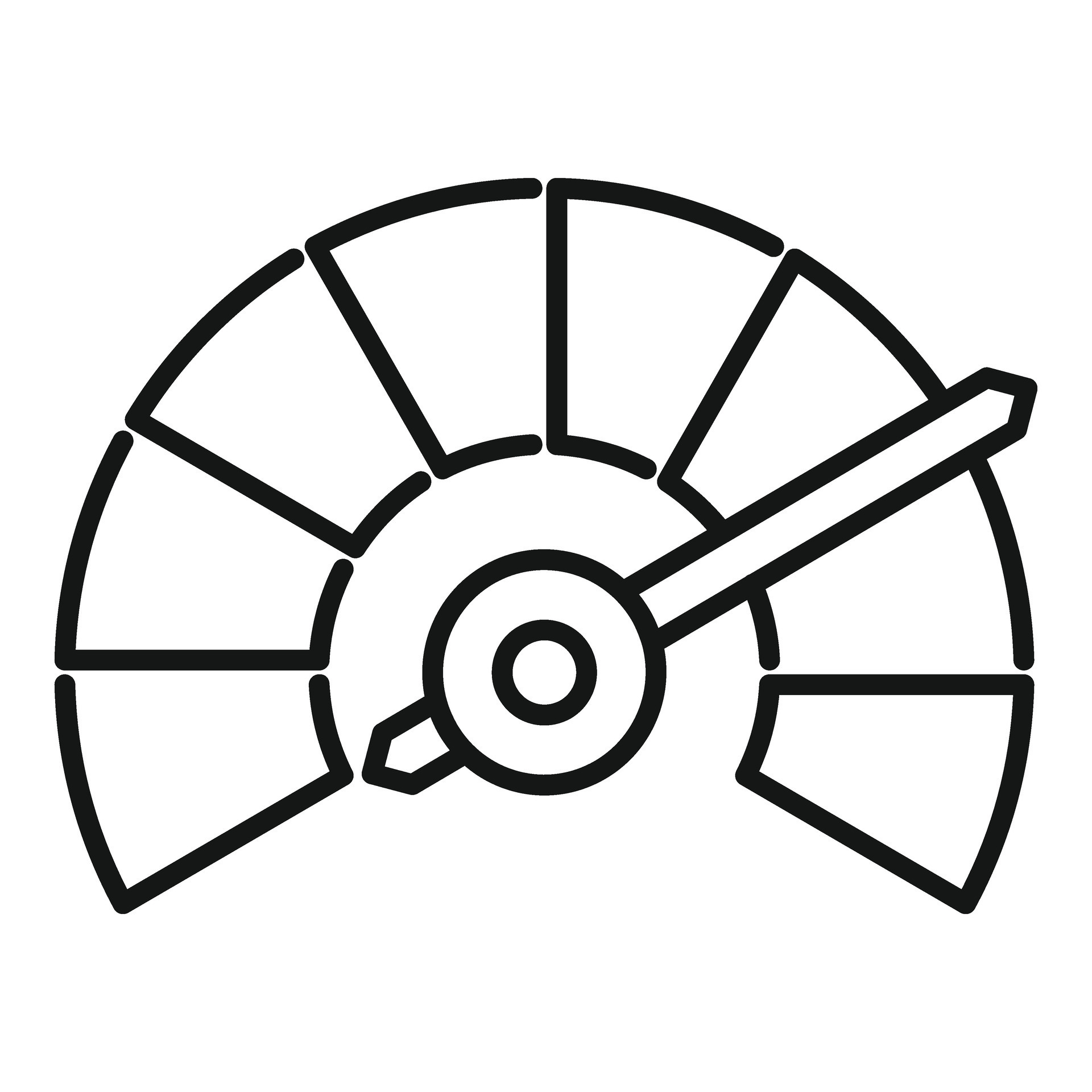 Speed gauge icon outline vector. Panel gauge 36589959 Vector Art at