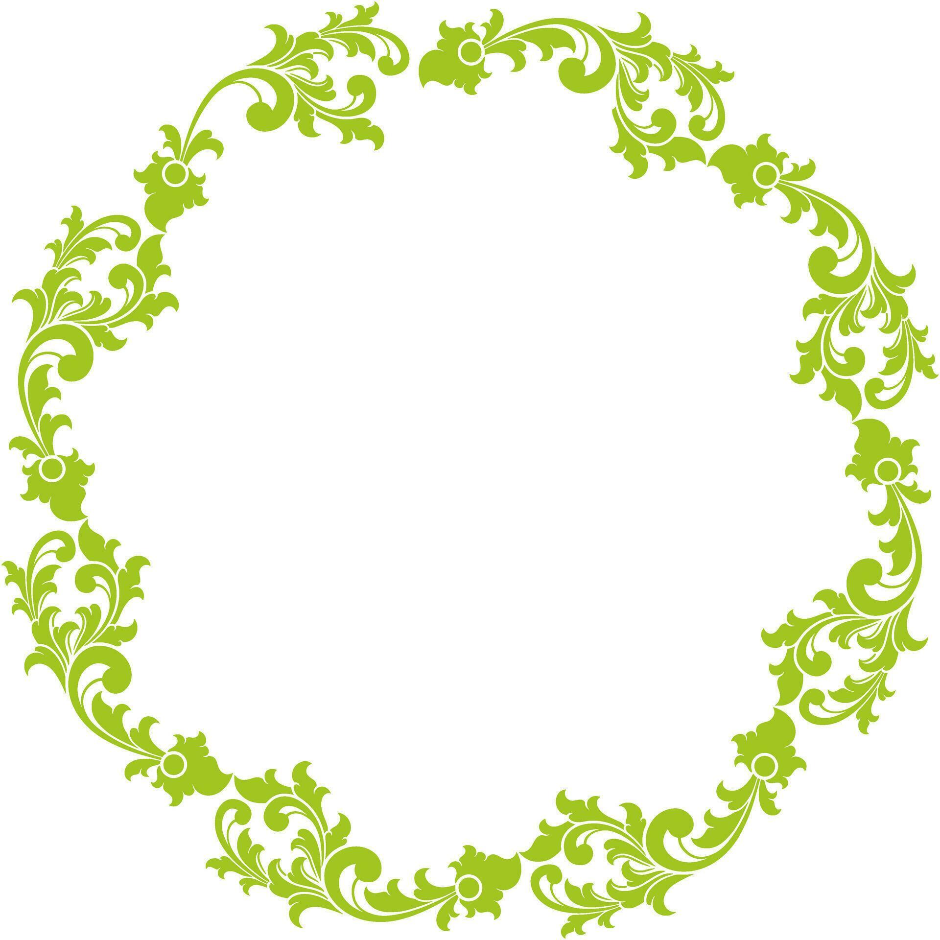 Round ornament frame for wedding 36590955 Vector Art at Vecteezy