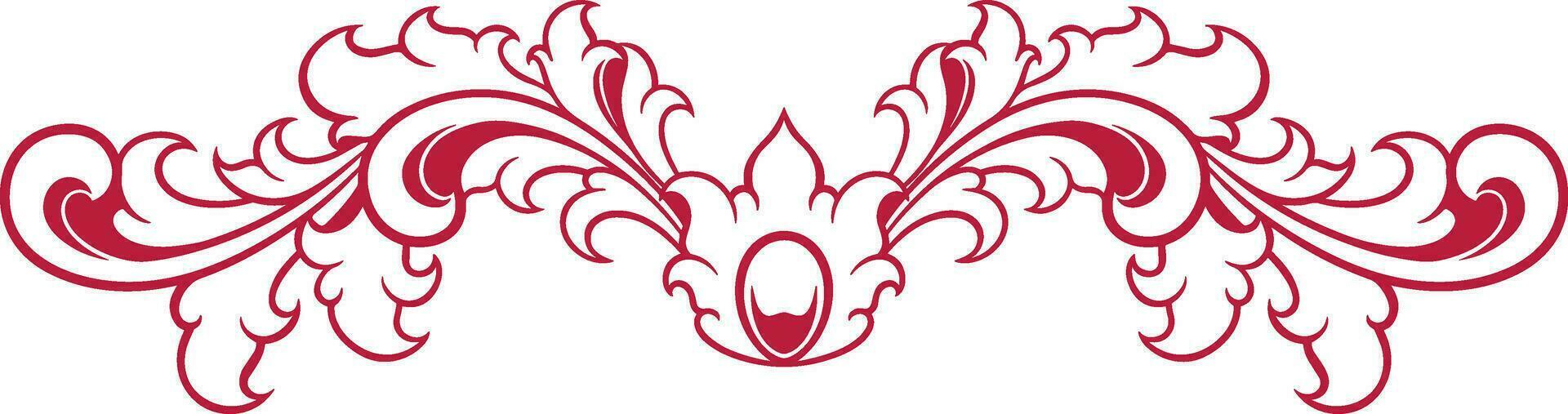 Border ornament illustration vector