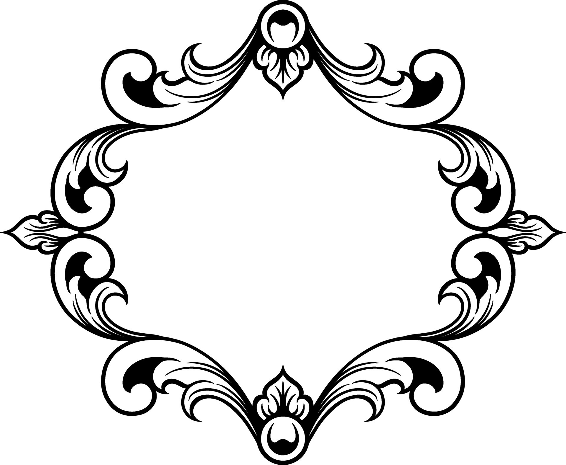 Round ornament frame for wedding 36590973 Vector Art at Vecteezy