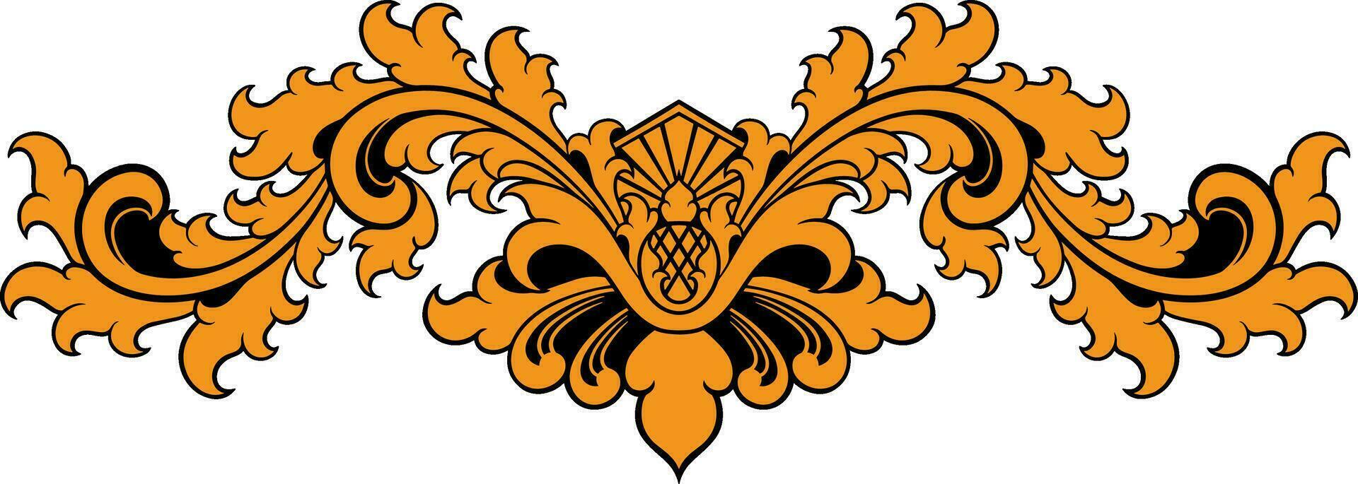 Border ornament illustration vector