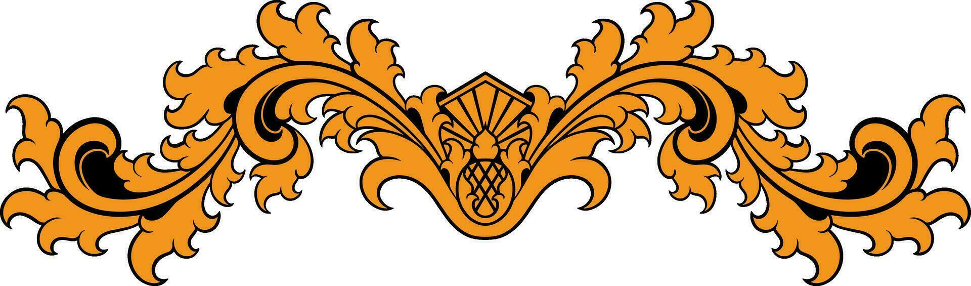 Border ornament illustration vector
