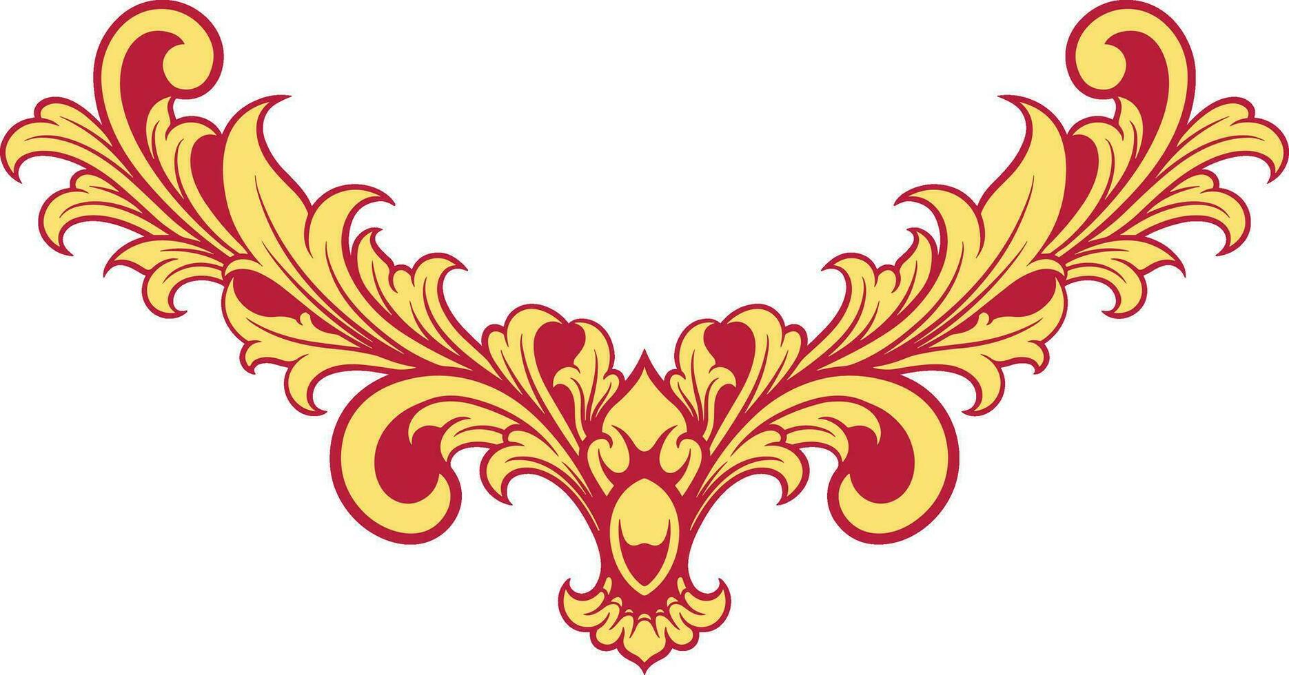 Border ornament illustration vector