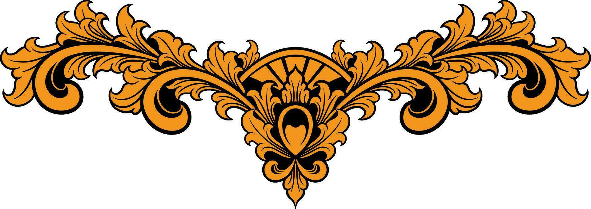 Border ornament illustration vector