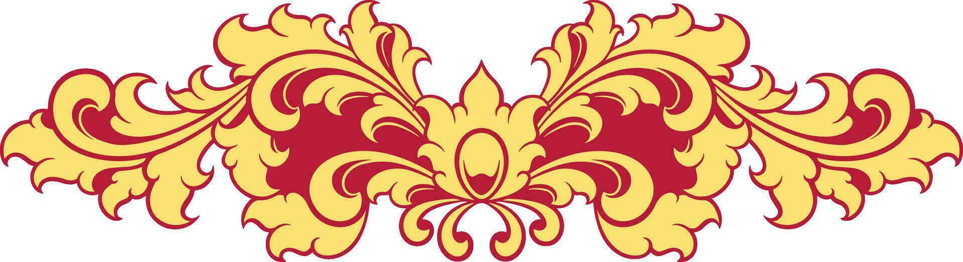 Border ornament illustration vector