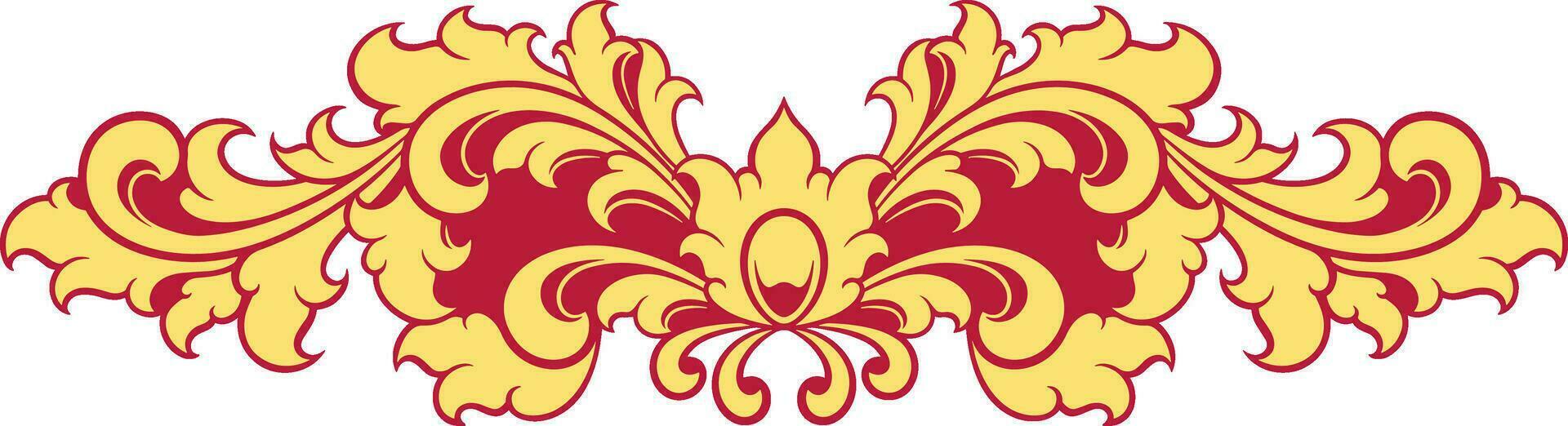 Border ornament illustration vector