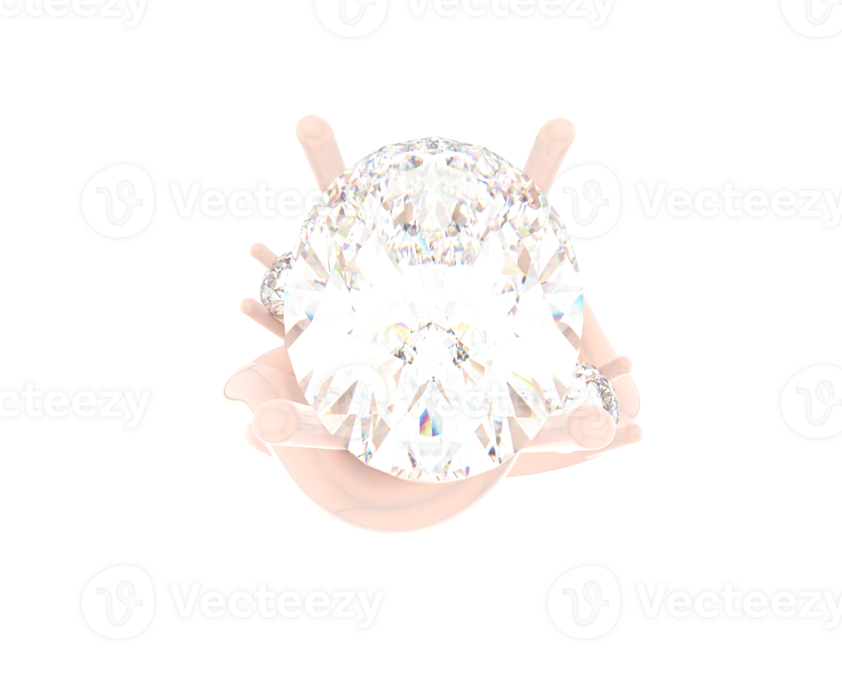 Jewelry isolated on background. 3d rendering - illustration png