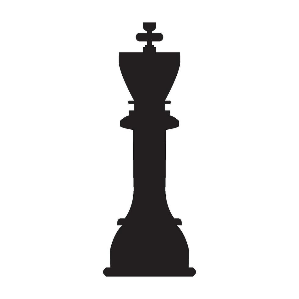 chess icon logo vector design template
