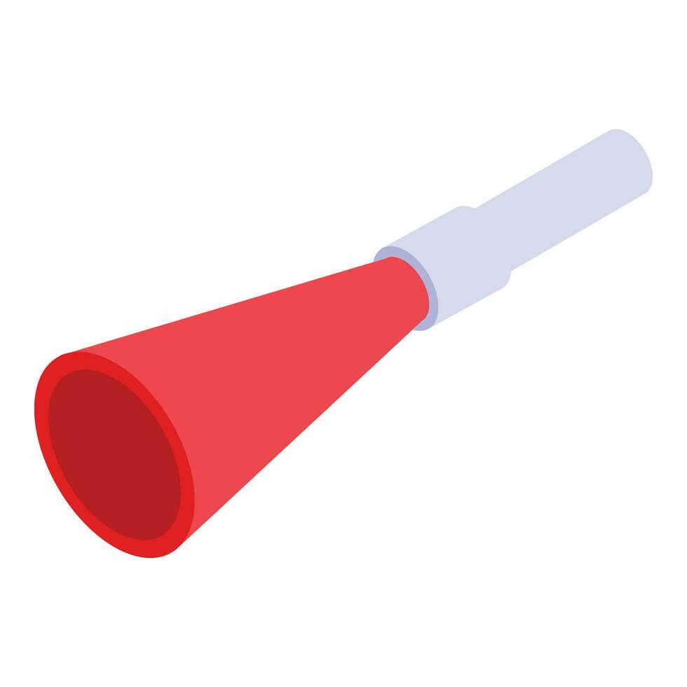 Party blower trumpet icon isometric vector. Fun holiday vector