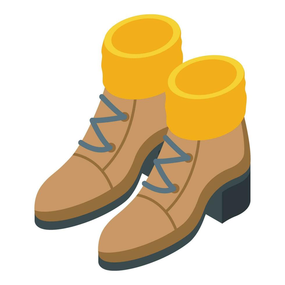 Brand shoes icon isometric vector. Party glamour classic vector