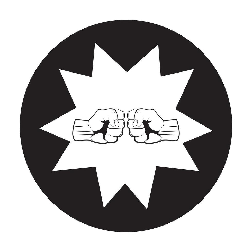 plantilla de diseño de vector de logotipo de icono de mano