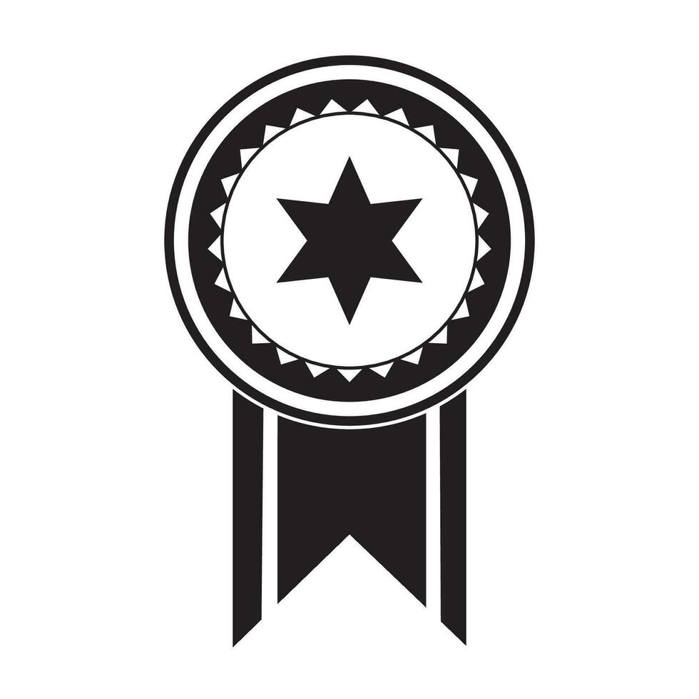 medalla icono logo vector diseño modelo
