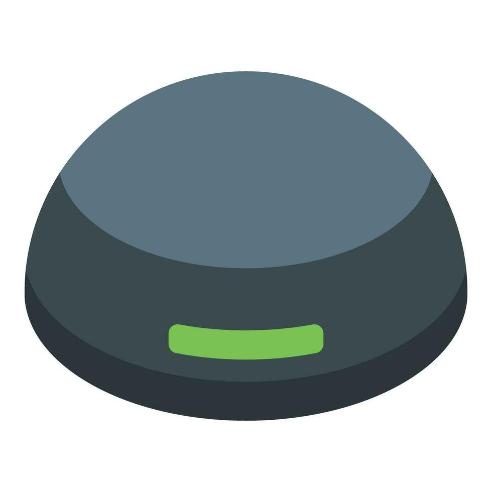 Rubber swim cap icon isometric vector. Sport dive vector