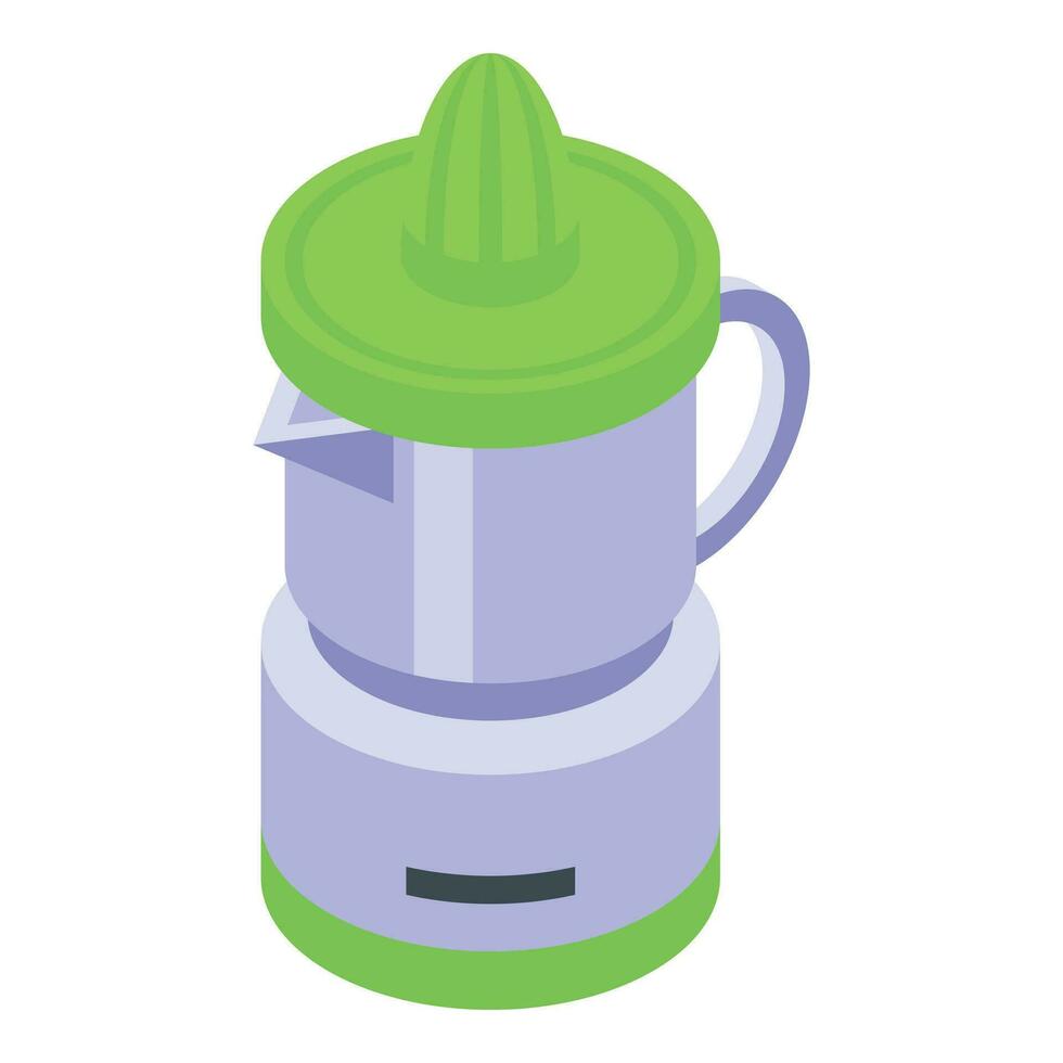 Meal beverage juicer icon isometric vector. Drink machine vector