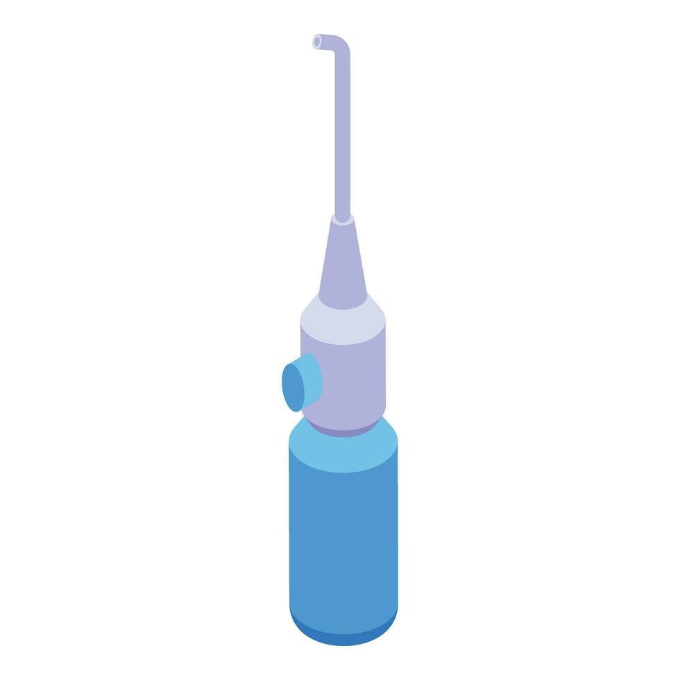 Modern teeth irrigator icon isometric vector. Care tech device vector