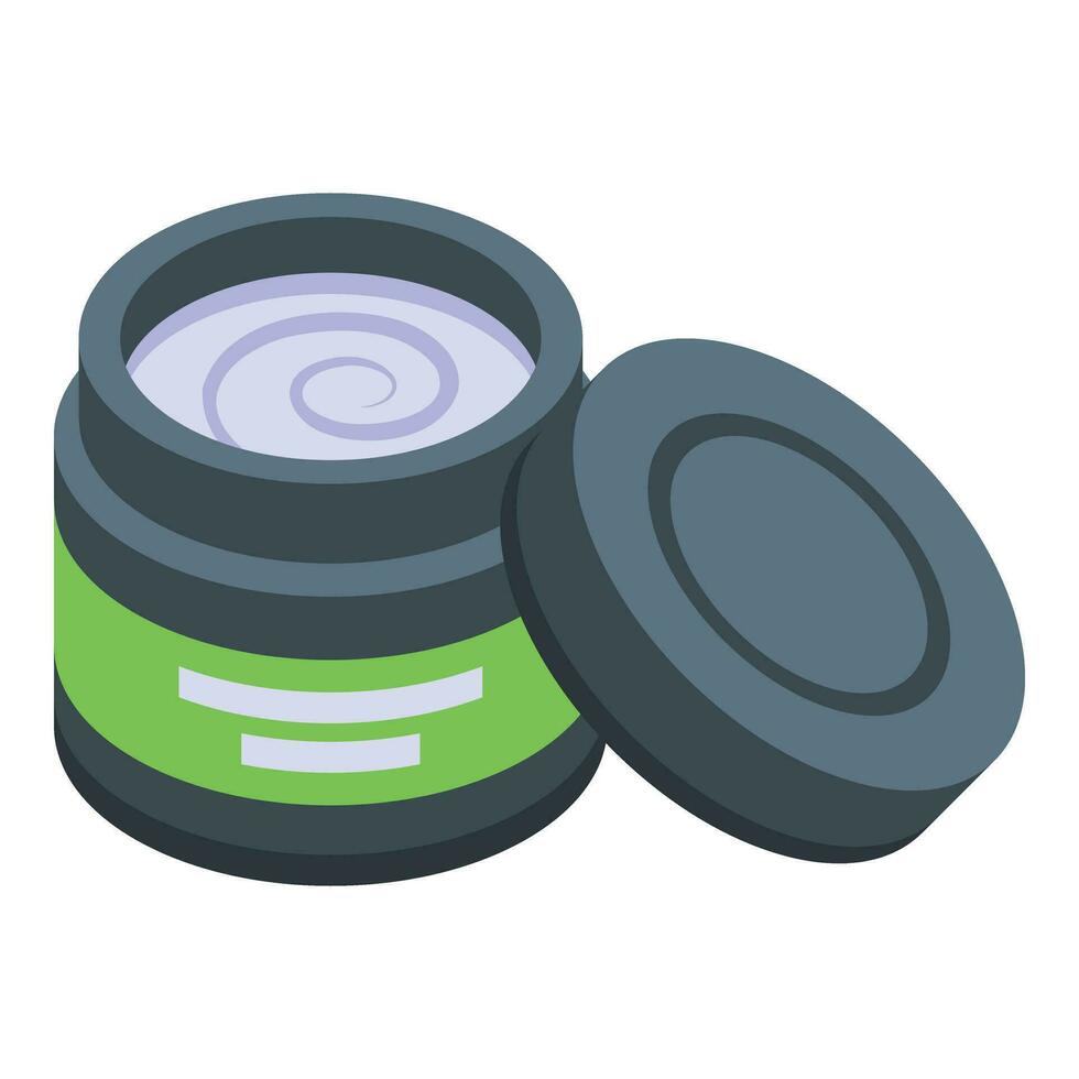 Tattoo studio medical vaseline icon isometric vector. Fashion beauty vector