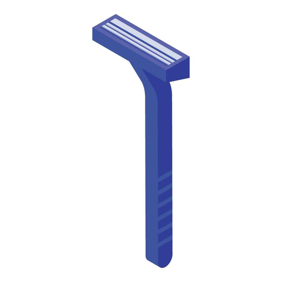 Man care razor icon isometric vector. Facial face vector