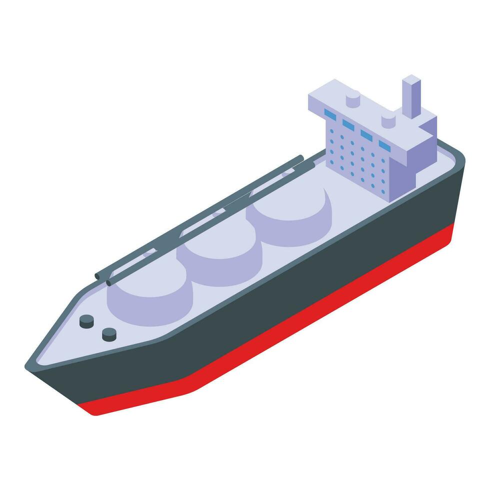 Chemical maritime container icon isometric vector. Port cargo vector