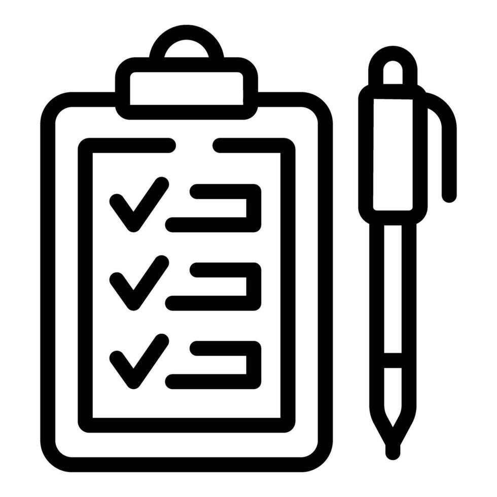 To do buy list icon outline vector. Shelf grocery vector