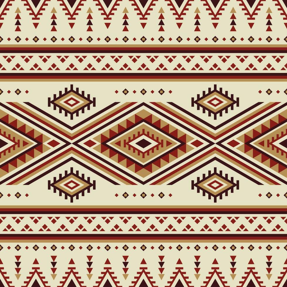 Aztec tribal geometric vector background. Seamless stripe pattern. Traditional ornament ethnic style. Design for textile, fabric, clothing, curtain, rug, ornament, wrapping.