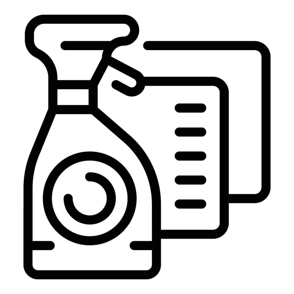 Clean spray dorm icon outline vector. Dark bath vector