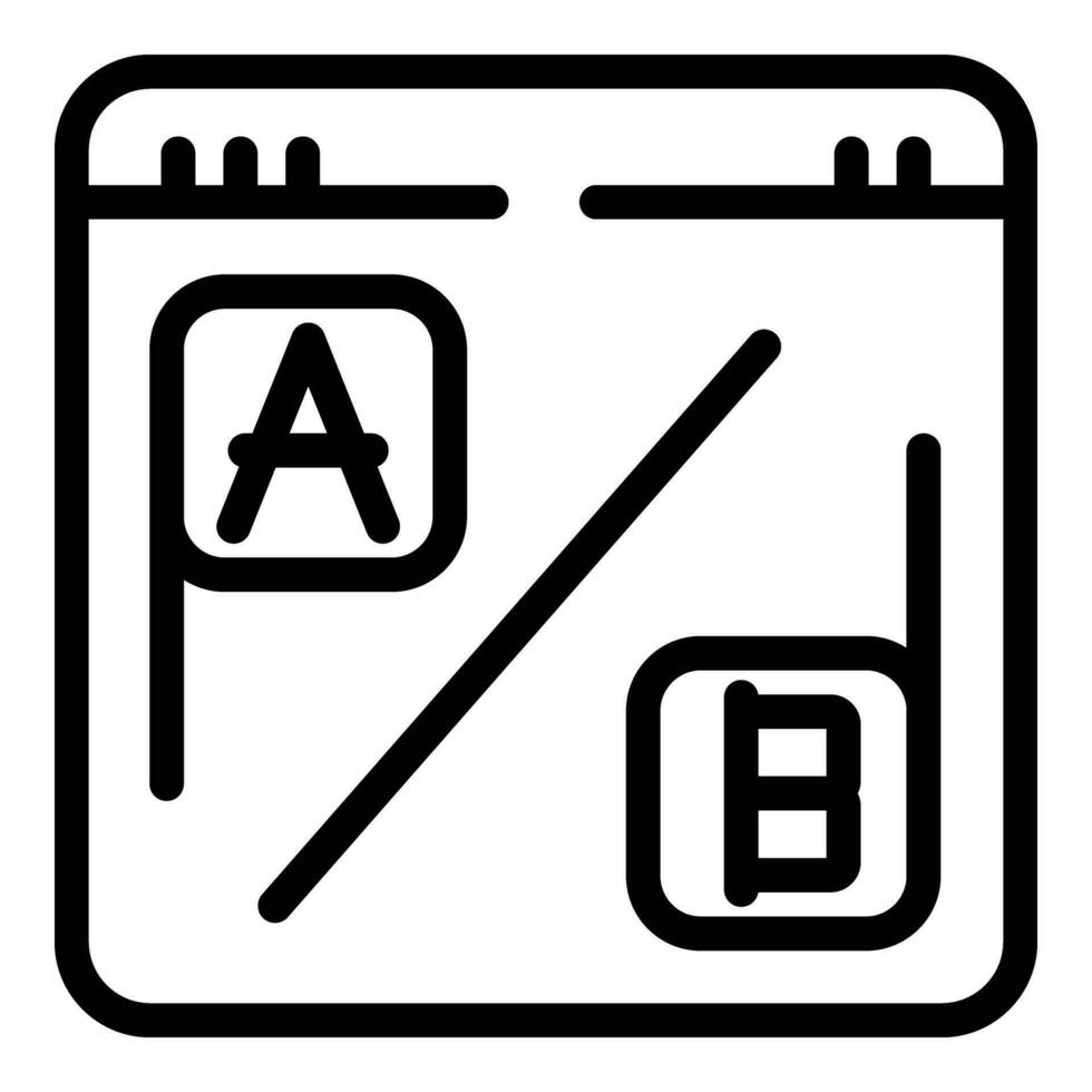 Online translator icon outline vector. Mobile case app vector