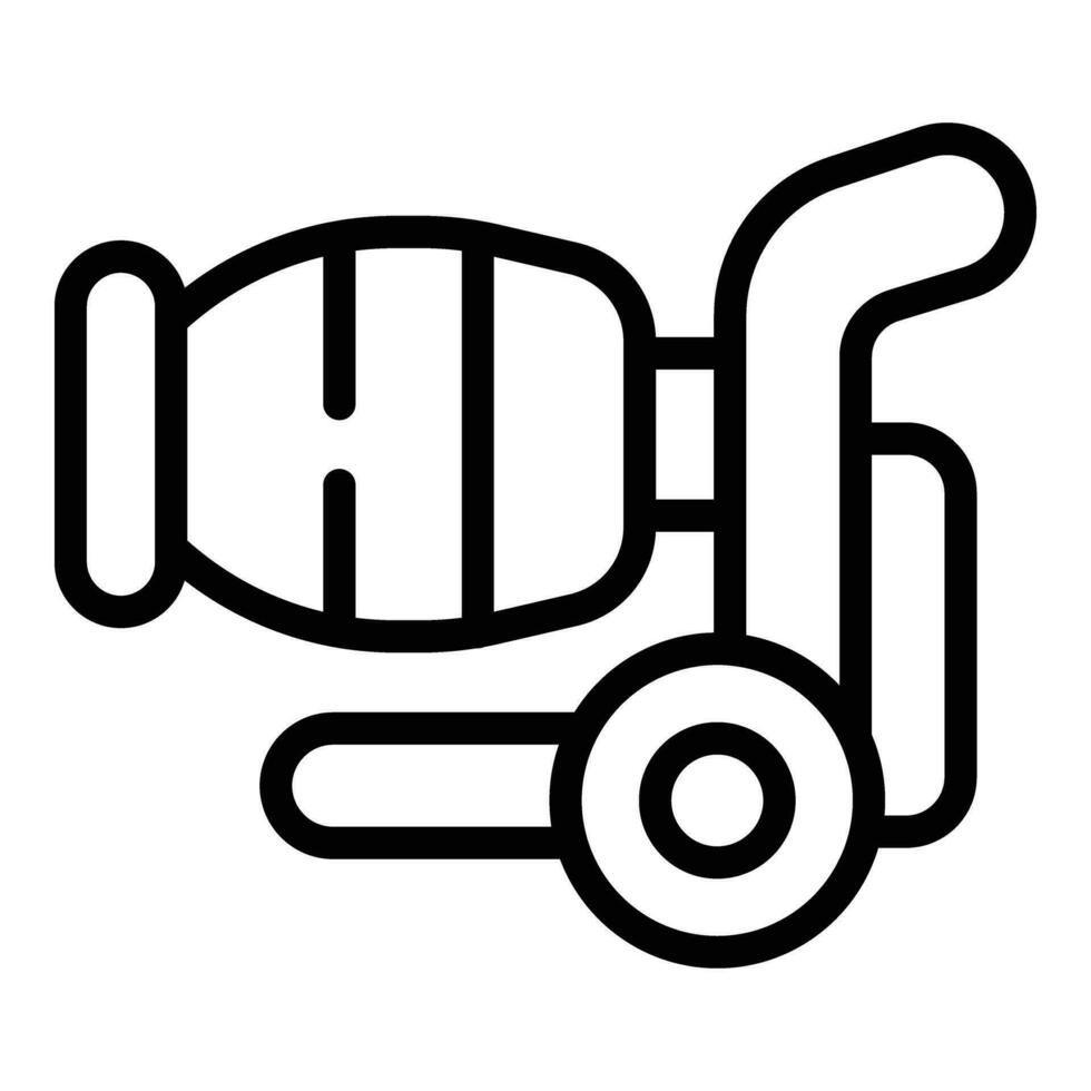 Cart cement mixer icon outline vector. Construction site vector