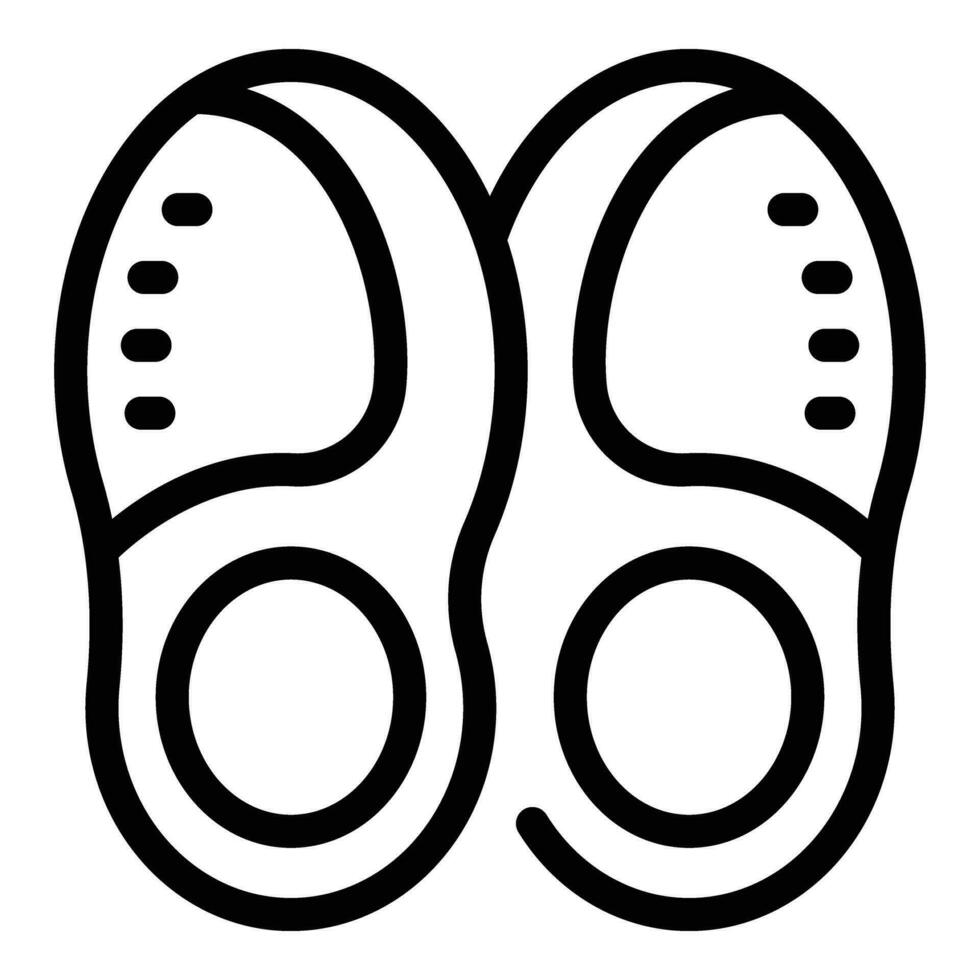 Wear insoles icon outline vector. Bandage ankle vector