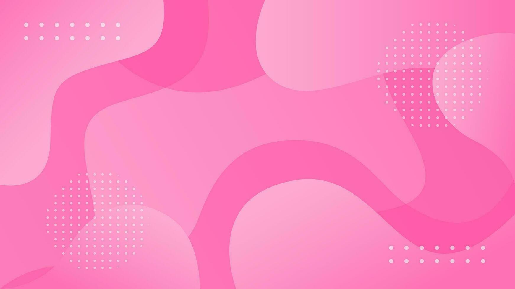 Pink abstract vector background. Wavy and fluid gradient elements. Dynamic shape composition. Suitable for wallpapers, sales banners, events, templates, pages, and others