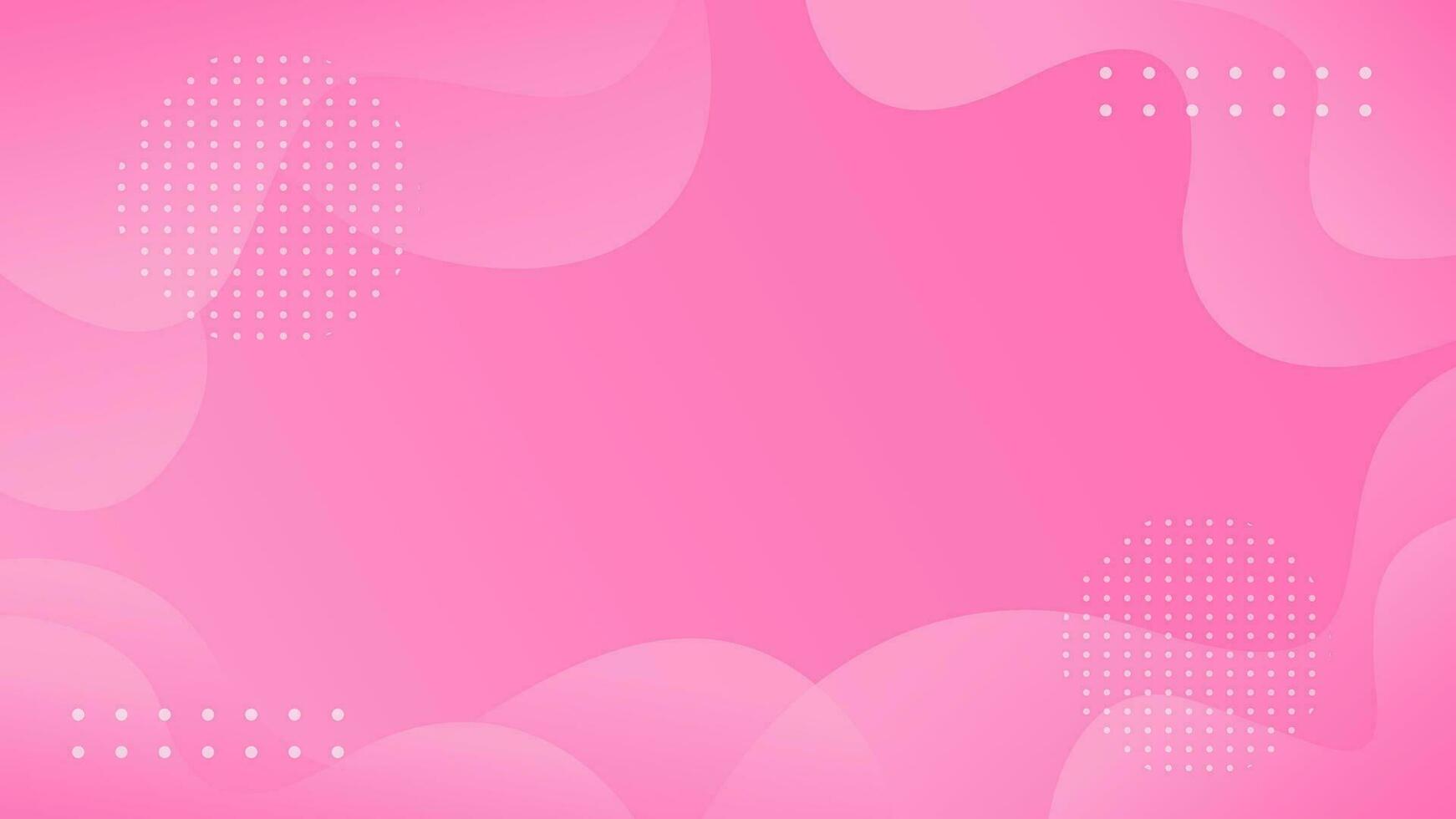 Pink abstract vector background. Wavy and fluid gradient elements. Dynamic shape composition. Suitable for wallpapers, sales banners, events, templates, pages, and others